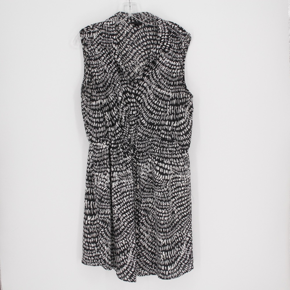 Mossimo Women's Black Abstract Print Sleeveless Mini Dress size‎ XL